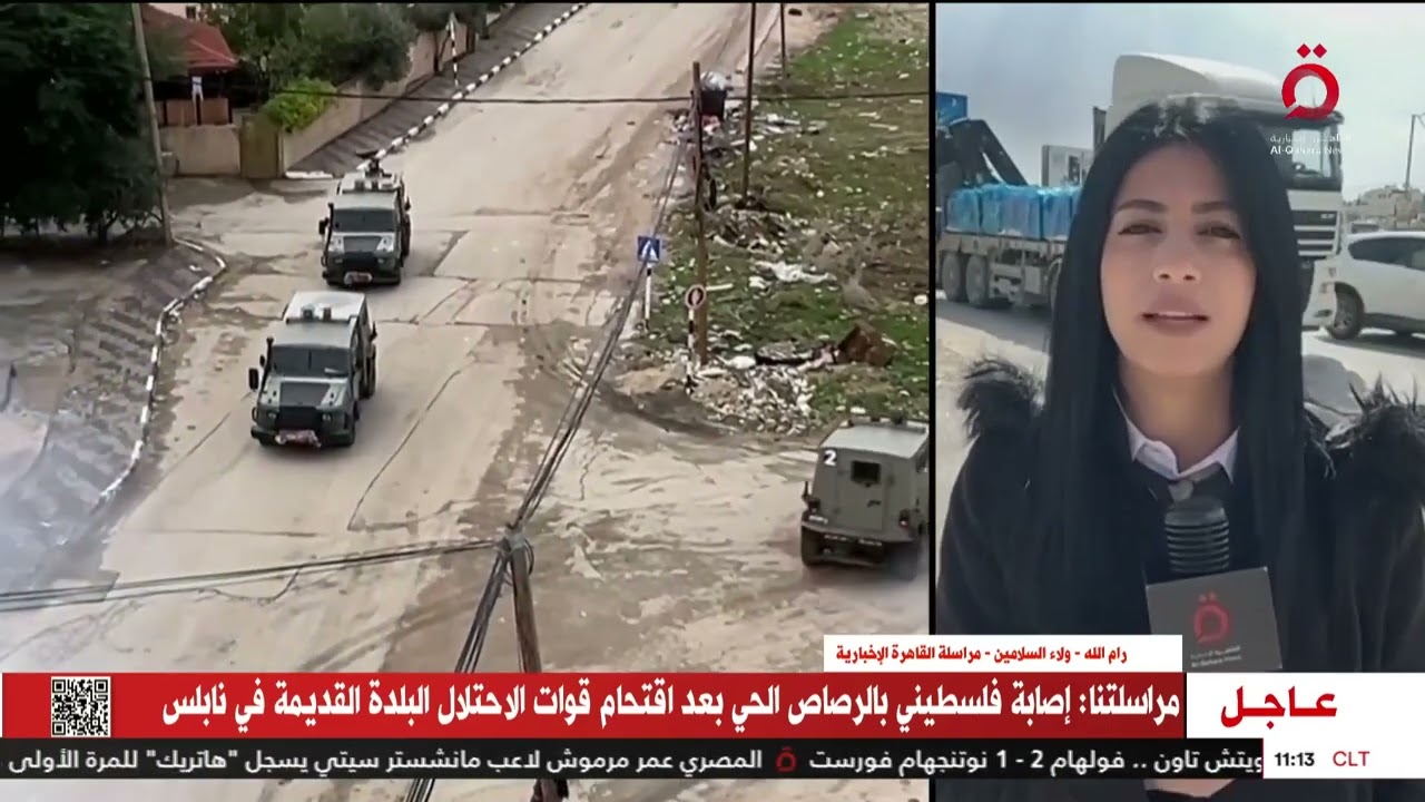 مراسلتنا: قوات الاحتلال تقتحم مدينة نابلس بالضفة الغربية
