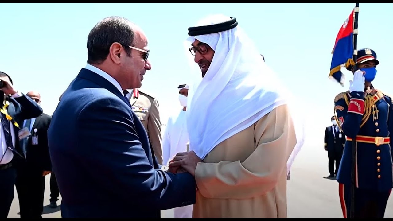 #موقع_الرئاسة || الرئيس عبد الفتاح السيسي يستقبل سمو الشيخ محمد بن زايد بمطار العلمين
