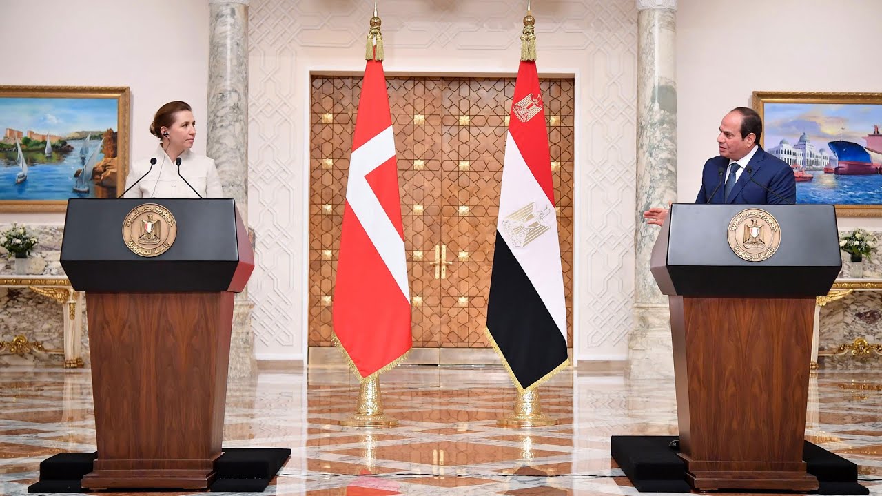 #موقع_الرئاسة || الرئيس عبد الفتاح السيسي يعقد مؤتمرًا صحفيًا مشتركًا مع رئيسة وزراء الدنمارك