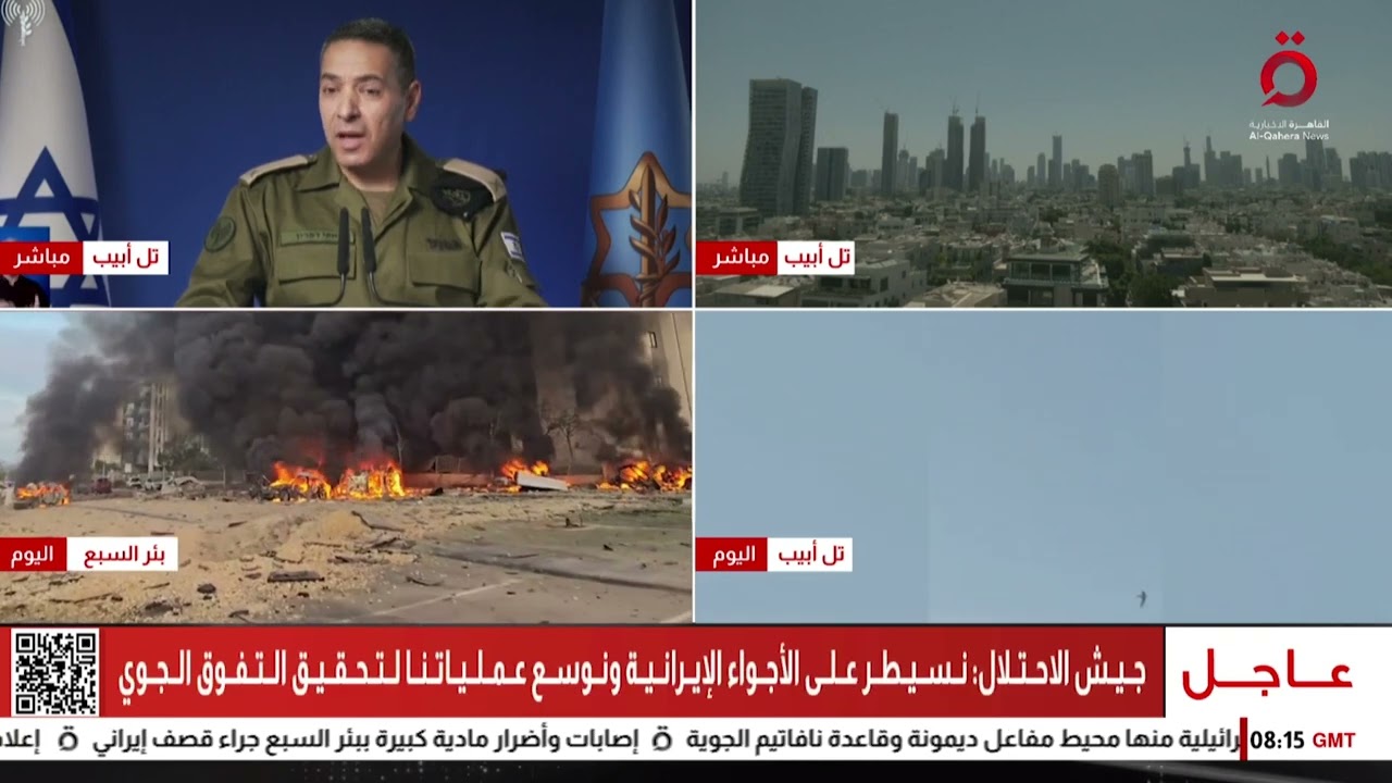 جيش الاحتلال الإسرائيلي: لن نستطيع العيش مع تهديدات صواريخ إيران