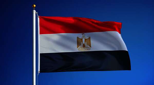 modern flag of egypt