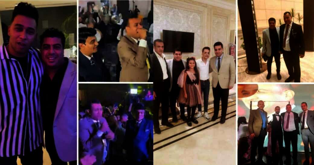عمر كمال والليثي وطارق الشيخ و زفاف نجل سعيد الموجي 4