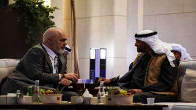 محمد بن زايد ورئيس وزراء ألبانيا