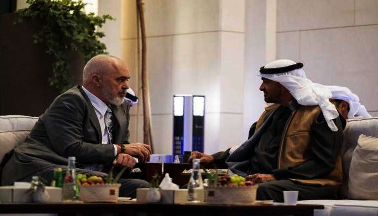 محمد بن زايد ورئيس وزراء ألبانيا
