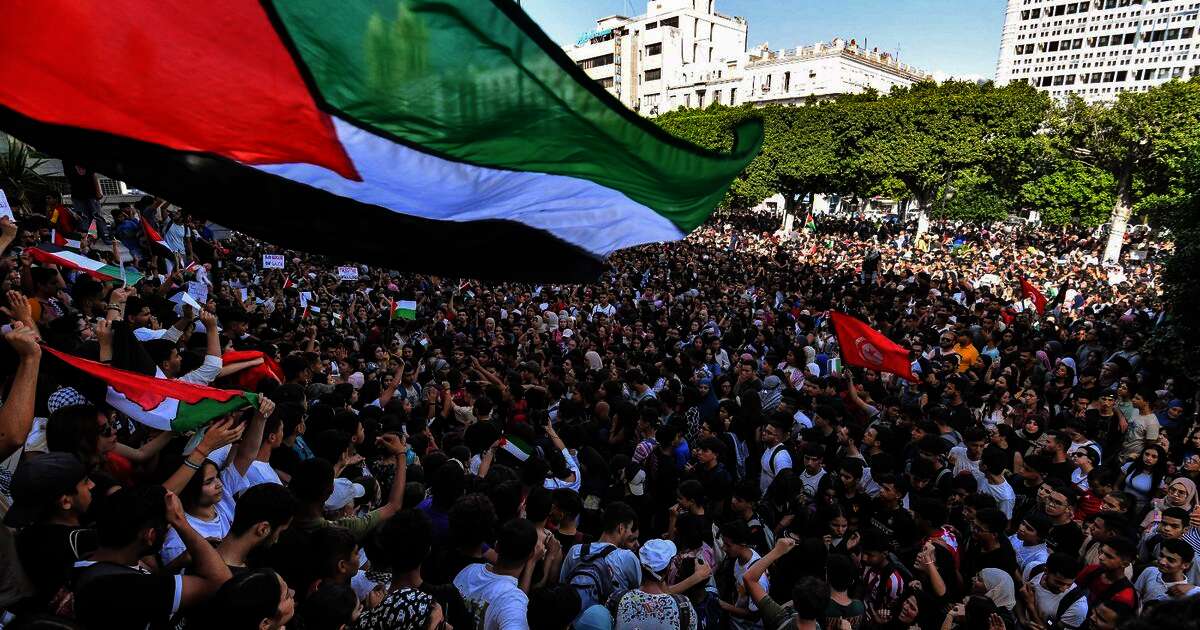 المظاهرات المؤيدة لفلسطين