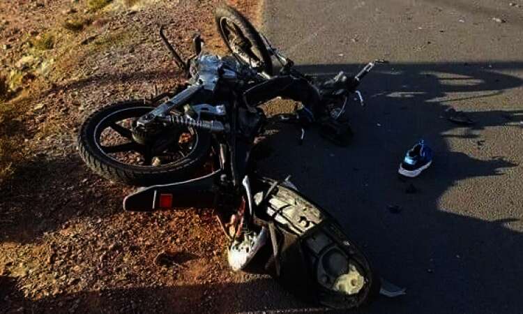 حادث تصادم دراجتين ناريتين