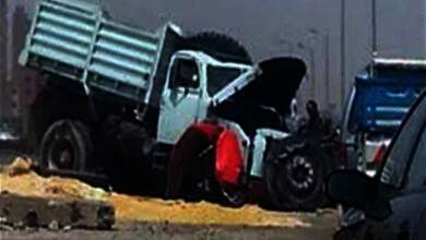 حادث تصادم 3 سيارات