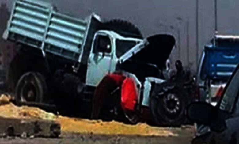حادث تصادم 3 سيارات