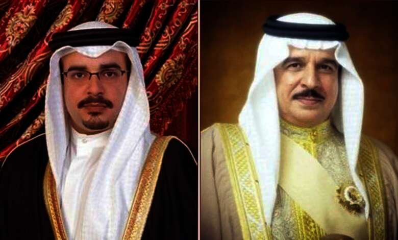 ملك البحرين وولى العهد