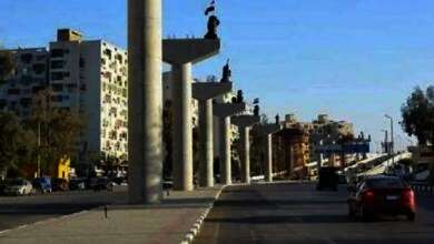 غلق شارع يوسف عباس