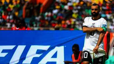 هدف عالمى من صلاح يتعادل به لمصر ضد غينيا