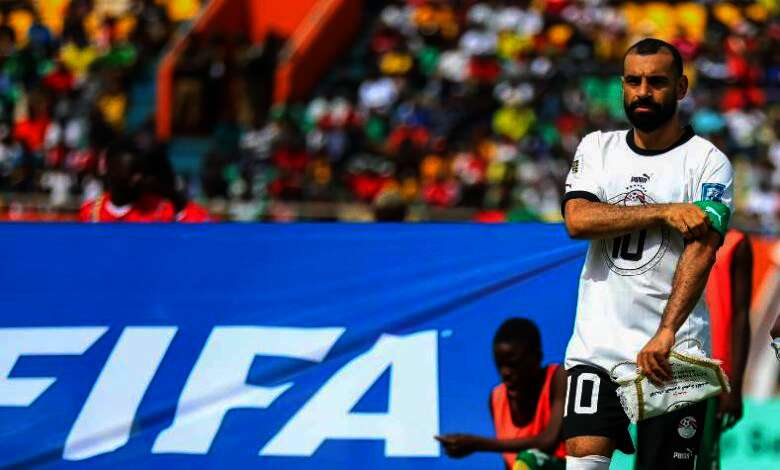 هدف عالمى من صلاح يتعادل به لمصر ضد غينيا