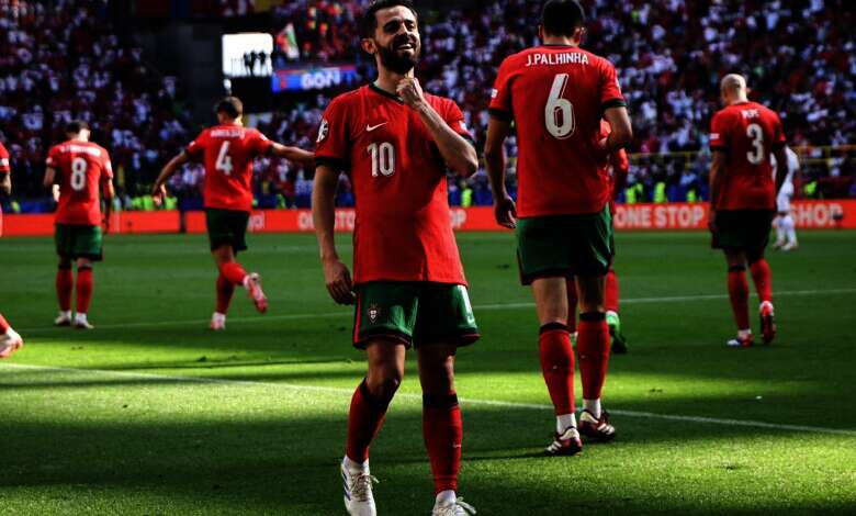 مباراة جورجيا ضد البرتغال فى أمم أوروبا 2024