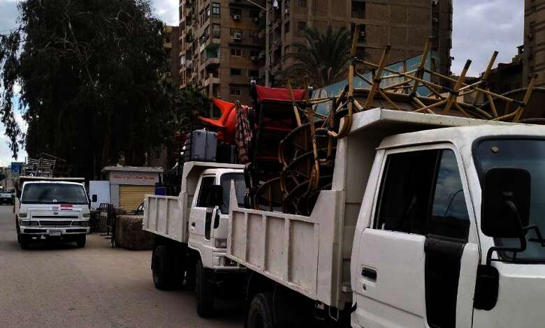رفع 187 حالة إشغال وإعلان مخالف في حملات بأحياء