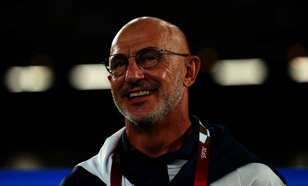 لويس دي لا فوينتي المدير الفني لمنتخب إسبانيا