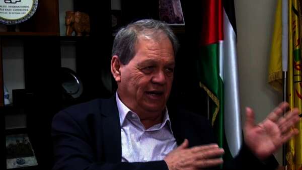رئيس المجلس الوطنى ألفلسطينى روحى فتوح
