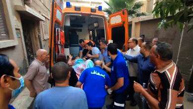 انهيار منزل بحي شرق باسيوط