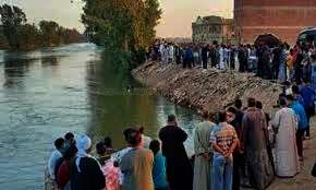 انتشال جثمان الضحية الأخيرة فى حادث غرق "أسرة أطفيح"