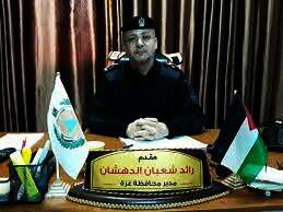 مدير الدفاع المدنى فى غزة رائد الدهشان
