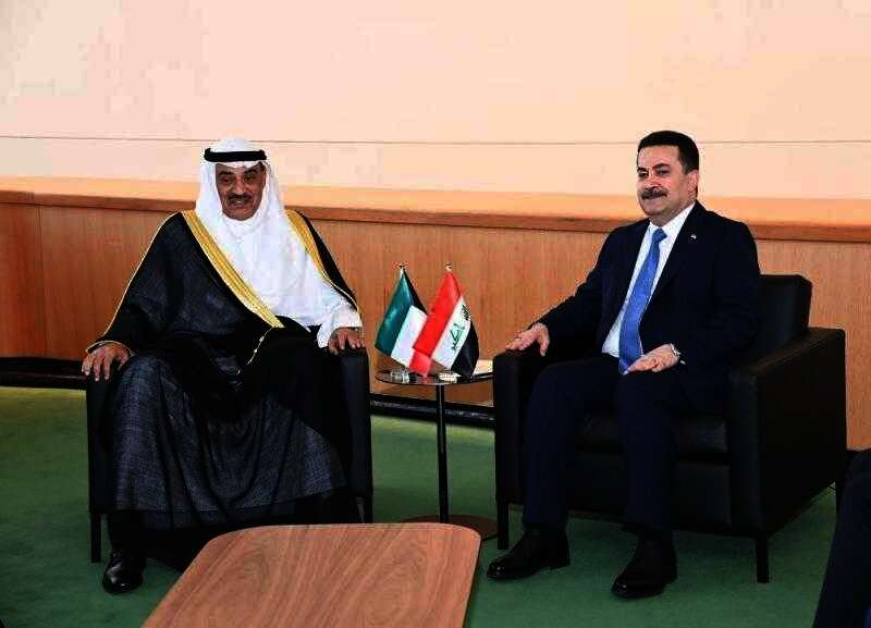 ولى عهد الكويت ورئيس وزراء العراق