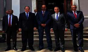 الوزير رئيس المخابرات العامة، ووزير الخارجية والهجرة وشئون المصريين بالخارج
