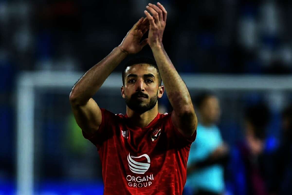الدولى المصري محمد عبد المنعم ، مدافع نيس الفرنسي