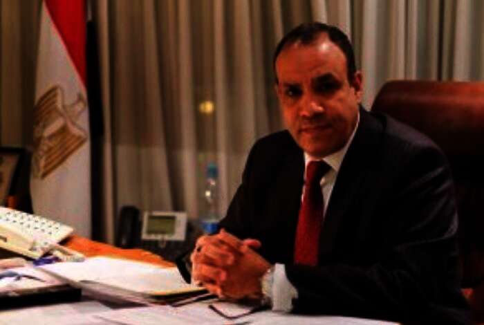 الدكتور بدر عبد العاطى وزير الخارجية والهجرة وشئون المصريين بالخارج