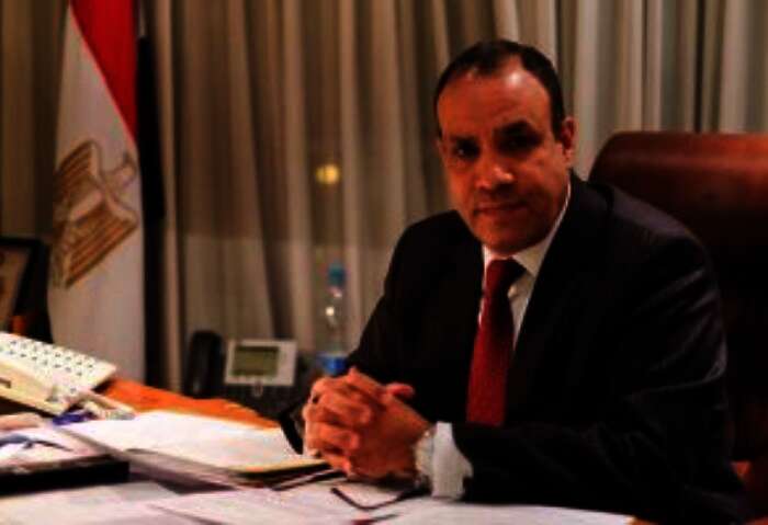الدكتور بدر عبد العاطى وزير الخارجية والهجرة وشئون المصريين بالخارج