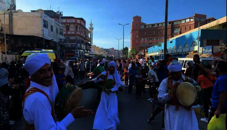 موكب الطرق الصوفية احتفالا بالمولد النبوى