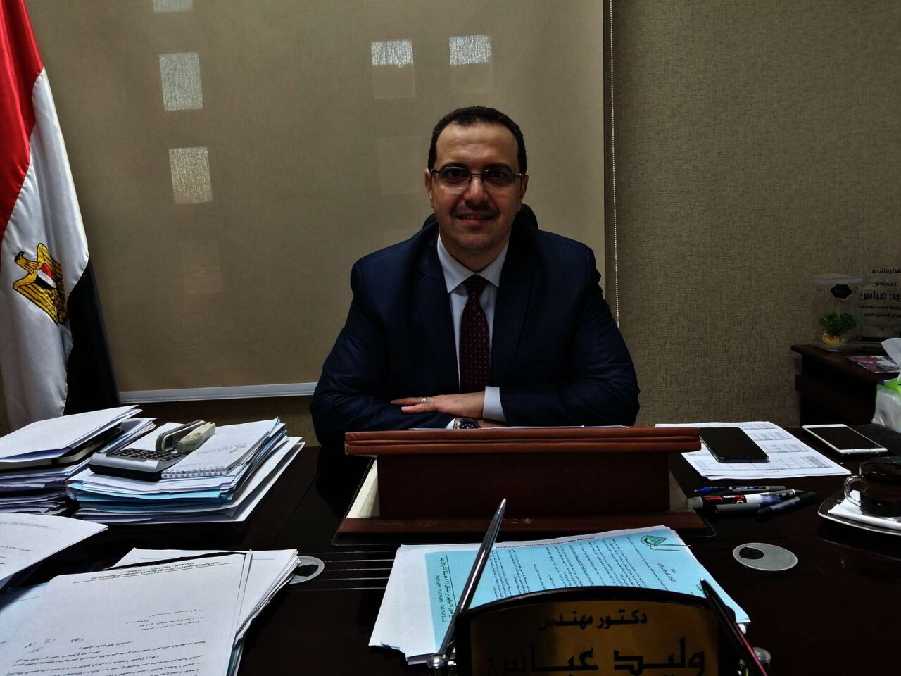 الدكتور وليد عباس، المشرف علي مكتب وزير الاسكان
