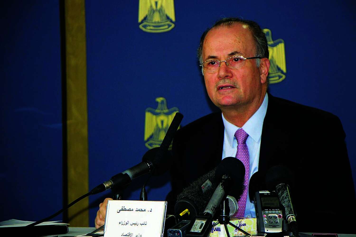 رئيس الوزراء الفلسطينى محمد مصطفى