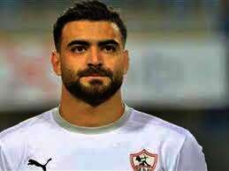 التونسي حمزة المثلوثي لاعب الفريق الأول لكرة القدم بنادي الزمالك