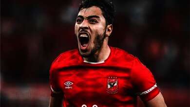 أكرم توفيق لاعب الأهلي
