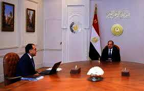 الرئيس عبد الفتاح السيسى اليوم مع الدكتور مصطفى مدبولى رئيس مجلس الوزراء
