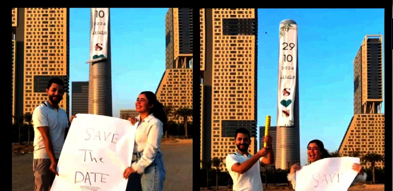 المخرج سمير صبحي والبلوجر ندى علاء 1 scaled