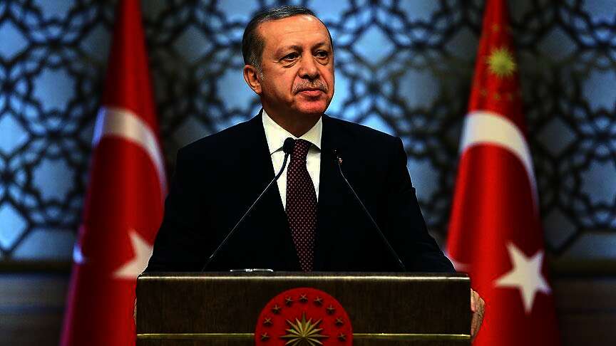 الرئيس التركي رجب طيب إردوغان