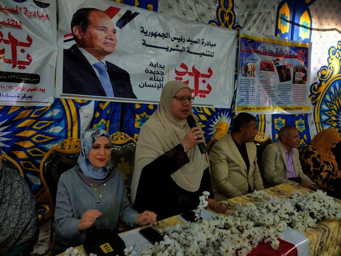 فعاليات المبادرة الرئاسية "بداية جديدة  لبناء الإنسان" بقرية البراشية التابعة لمركز فارسكور في دمياط