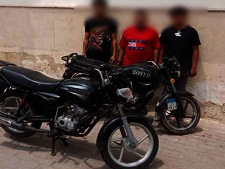 متهم بسرقة الدراجات النارية