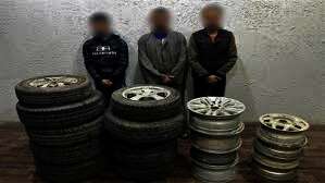 حبس عصابة سرقة إطارات السيارات