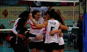 فريق سيدات الكرة الطائرة بنادى الزمالك