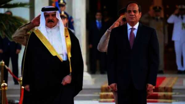 الرئيس السيسى وملك البحرين