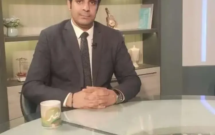 الكاتب الصحفي حازم الملاح، عضو الهيئة العليا لحزب الوعي ورئيس لجنة الصحافة والاتصال بالحزب