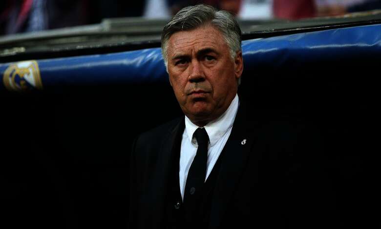 الإيطالى كارلو أنشيلوتى مدرب ريال مدريد
