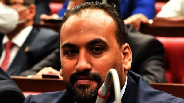 النائب محمد الرشيدى عضو مجلس الشيوخ عن حزب الشعب الجمهورى