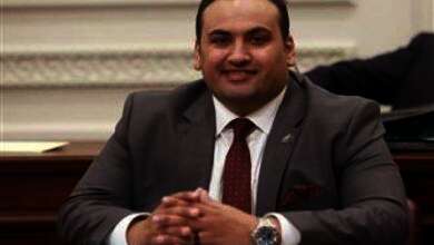 النائب محمد الرشيدى عضو مجلس الشيوخ عن حزب الشعب الجمهورى