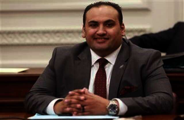 النائب محمد الرشيدى عضو مجلس الشيوخ عن حزب الشعب الجمهورى