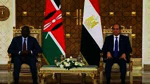 الرئيس عبدالفتاح السيسي ونظيره الكيني