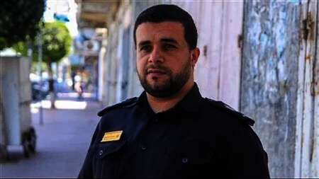 الرائد محمود بصل المتحدث باسم الدفاع المدني الفلسطيني في قطاع غزة