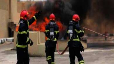 حريق اشتعل بمدخنة مطعم شهير فى منطقة الدقى