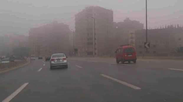شبورة مائية كثيفة على الإسكندرية